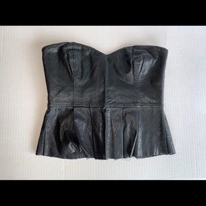 Dolce Vita Faux Leather Bustier